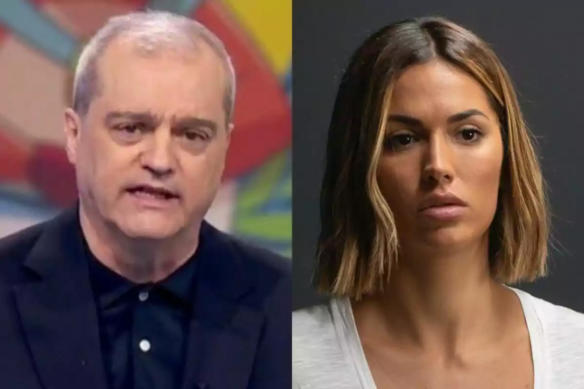Dues persones, Ramón García de cabells canosos a El Grand Prix i Michelle Calvó de cabells castanys a Desaparecidos, apareixen en un muntatge de dos retrats, tots dos amb expressions serioses.