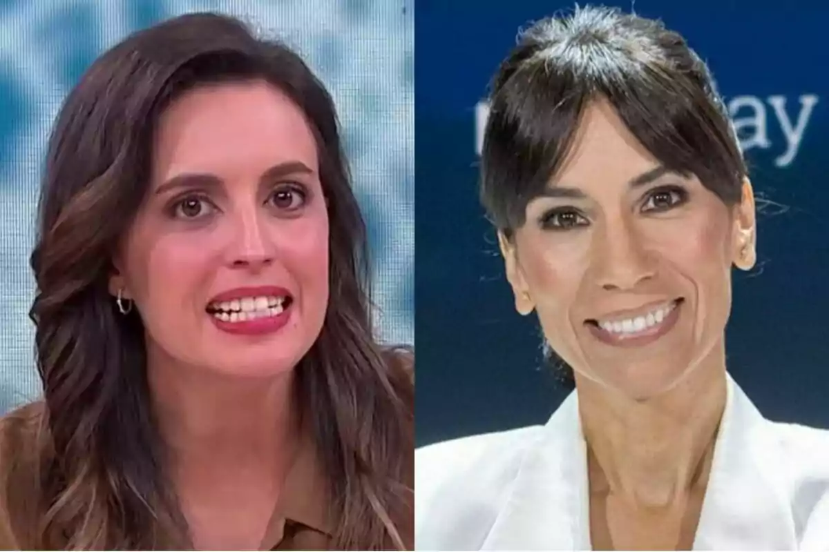 Dos mujeres posan en primer plano, Aida Bao con cabello suelto en Malas Lenguas e Itziar Miranda con cabello recogido en La Pirámide, ambas sonríen frente a la cámara.
