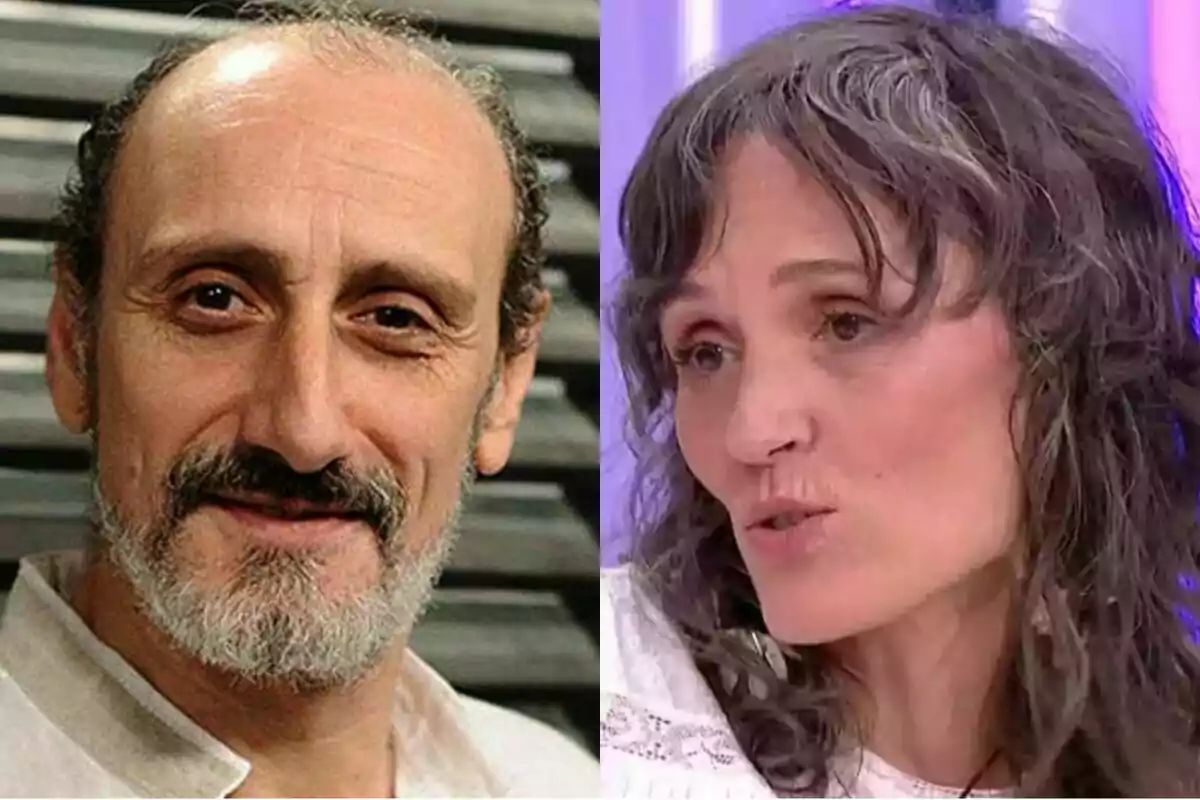 Dues persones adultes, José Luis Gil amb barba i Laura Pamplona amb cabell ondulat i canós, apareixen en un muntatge de dos retrats costat a costat.
