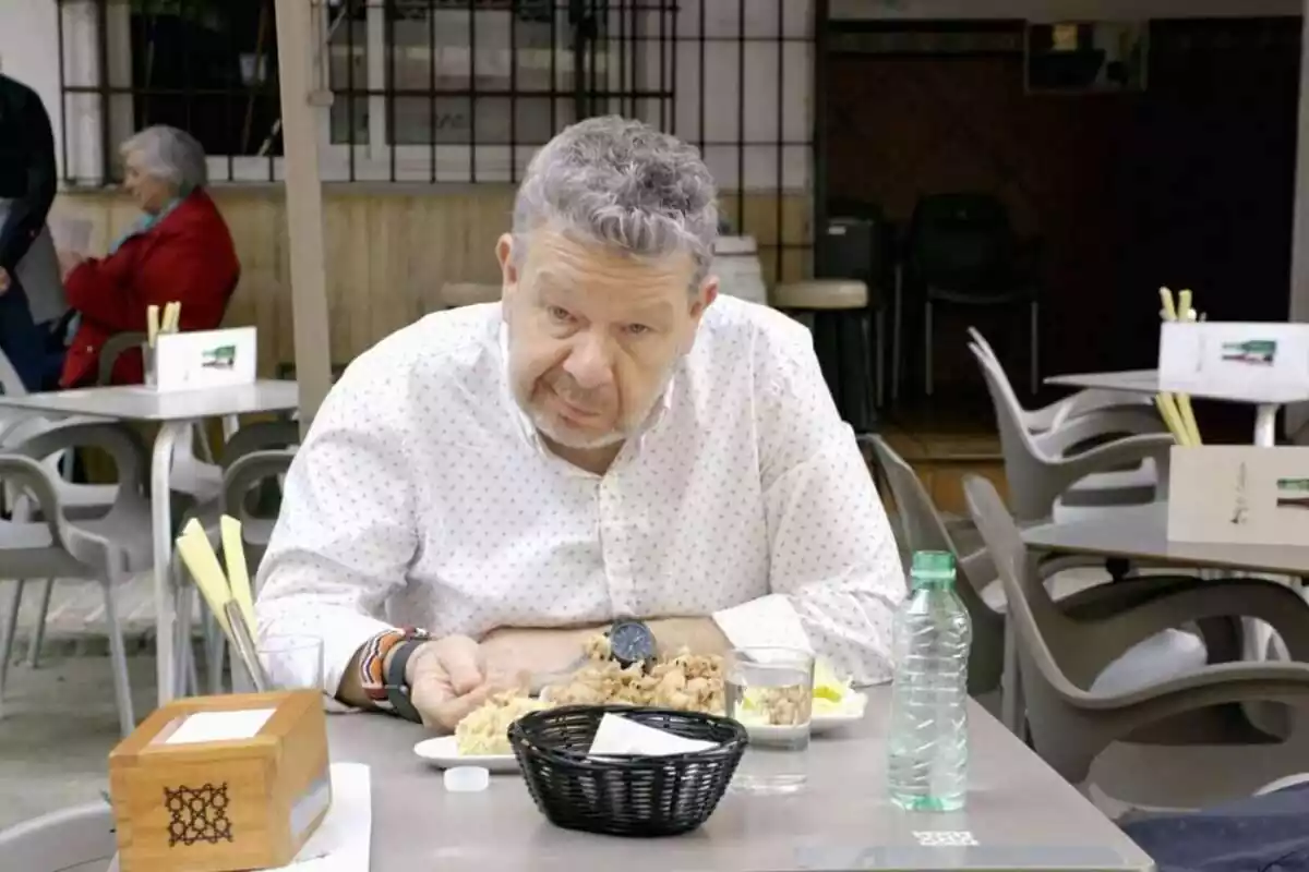 Alberto Chicote al programa '¿Te lo vas a comer?' Alberto Chicote al programa '¿Te lo vas a comer?'