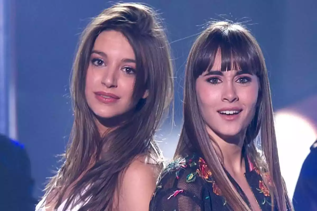 Ana Guerra y Aitana interpretando 'Lo Malo' Ana Guerra y Aitana interpretando 'Lo Malo'