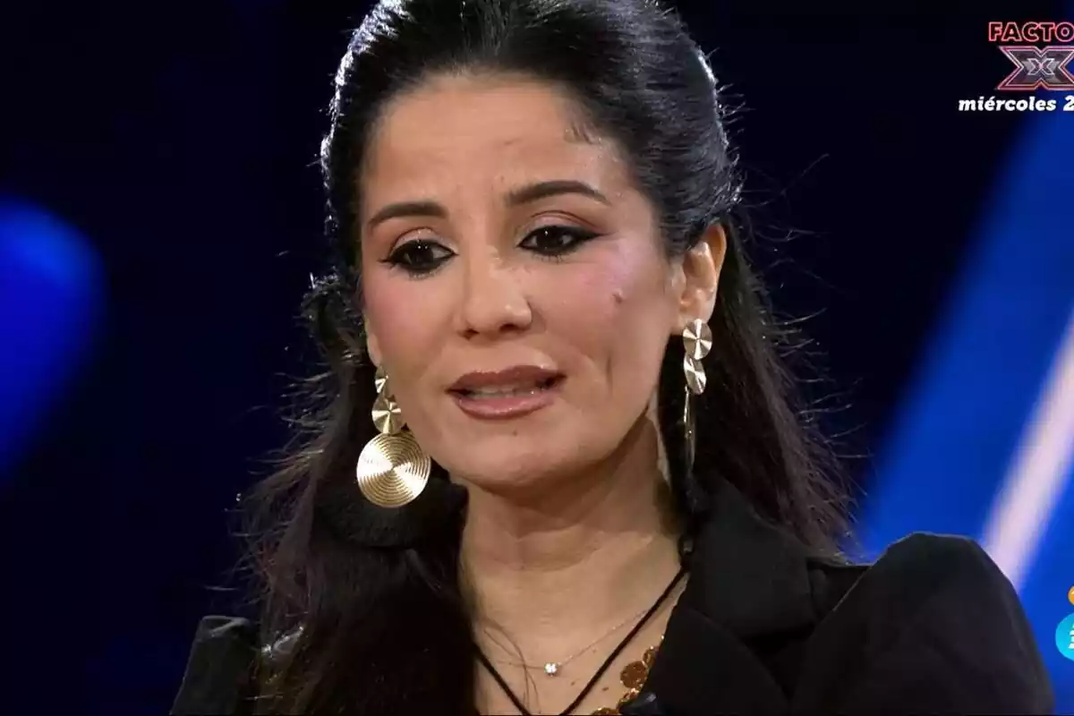Captura de Ana Illa, novia de Ángel Cristo JR, en el plató de Supervivientes Captura de Ana Illa, novia de Ángel Cristo JR, en el plató de Supervivientes