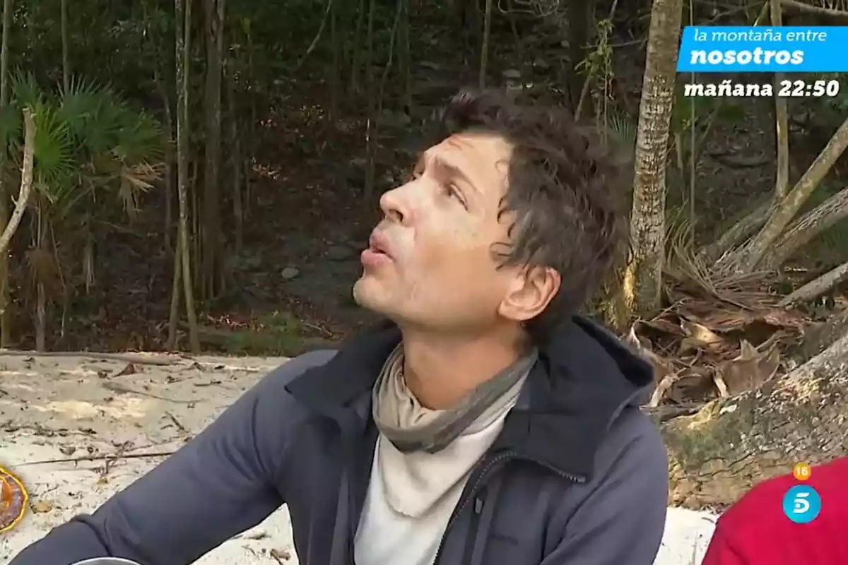 Captura de Ángel Cristo JR en la isla de Supervivientes Captura de Ángel Cristo JR en la isla de Supervivientes