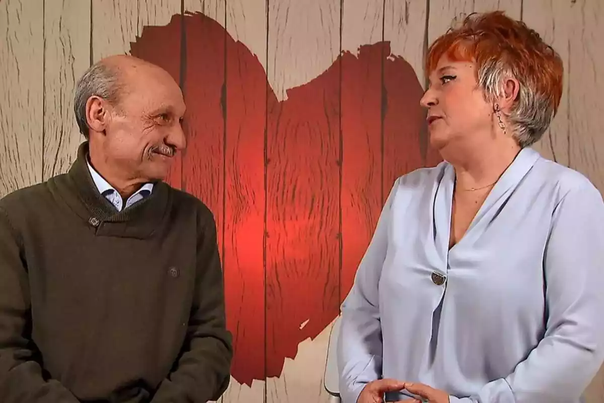 Captura de la cita de Joaquín y Ángela en First Dates Captura de la cita de Joaquín y Ángela en First Dates