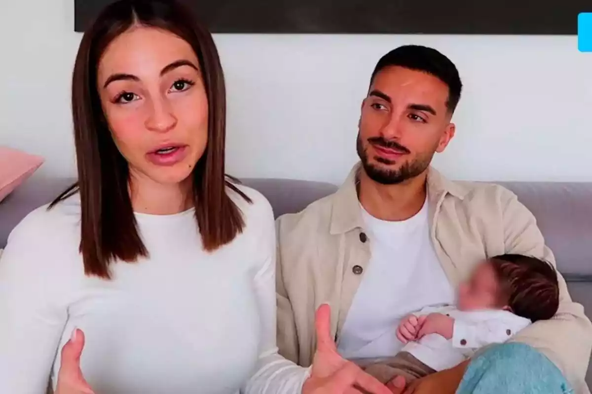 Captura de Borja y Ana exponiendo en Mtmad a su hijo tras La Isla de las Tentaciones Captura de Borja y Ana exponiendo en Mtmad a su hijo tras La Isla de las Tentaciones
