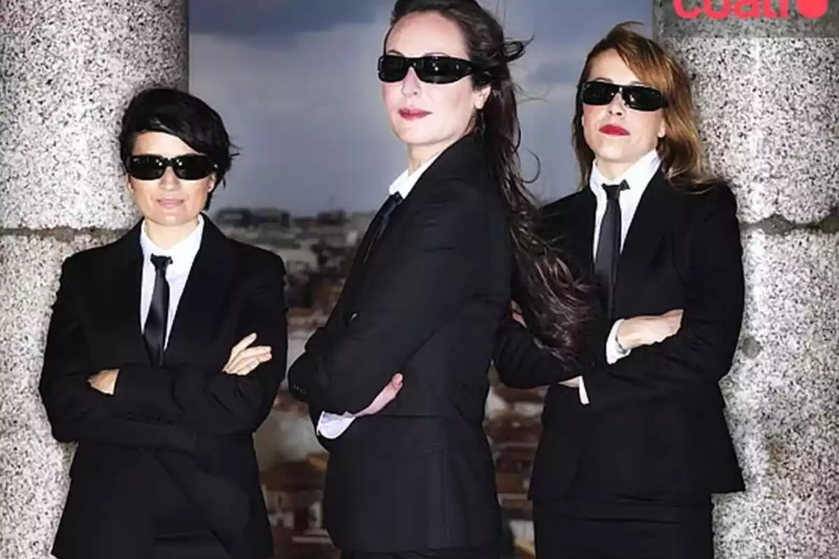 Fotografía de Ana Milán, Silvia Abril y Tània Sàrrias como presentadoras de Caiga quien Caiga en Cuatro Fotografía de Ana Milán, Silvia Abril y Tània Sàrrias como presentadoras de Caiga quien Caiga en Cuatro