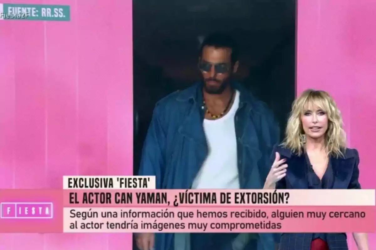 Emma García está hablando sobre un actor en un programa llamado Emma García está hablando sobre un actor en un programa llamado