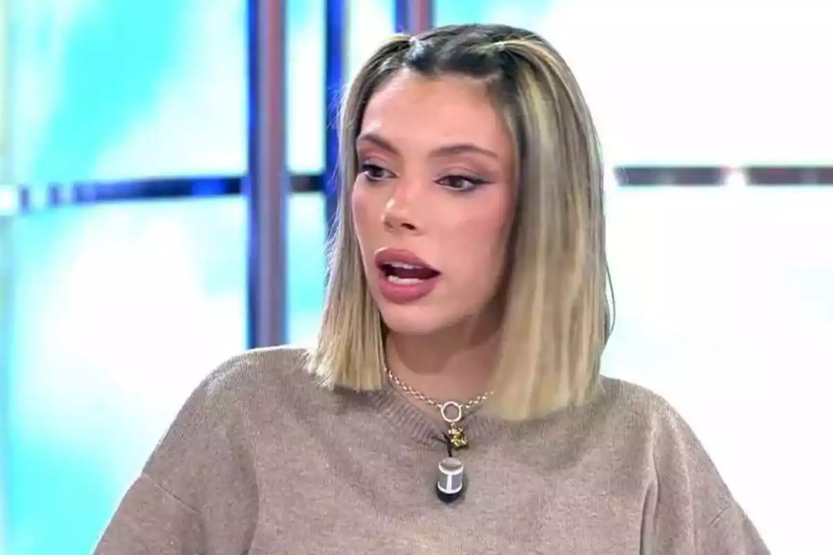 Captura de Alejandra Rubio durante su intervención en 'Así es la vida' Captura de Alejandra Rubio durante su intervención en 'Así es la vida'