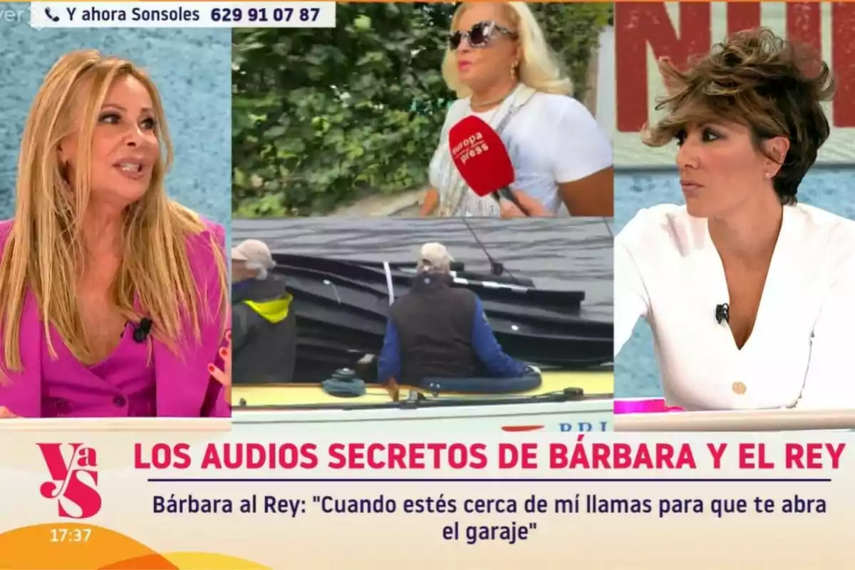 Captura de Ana Obregón y Sonsoles Ónega en 'Y Ahora Sonsoles' Captura de Ana Obregón y Sonsoles Ónega en 'Y Ahora Sonsoles'