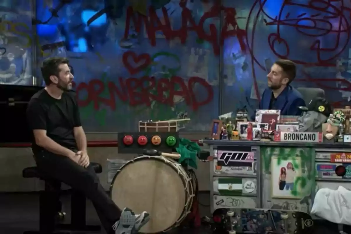 Captura de Arturo Valls y David Broncano en 'La Resistencia' Captura de Arturo Valls y David Broncano en 'La Resistencia'