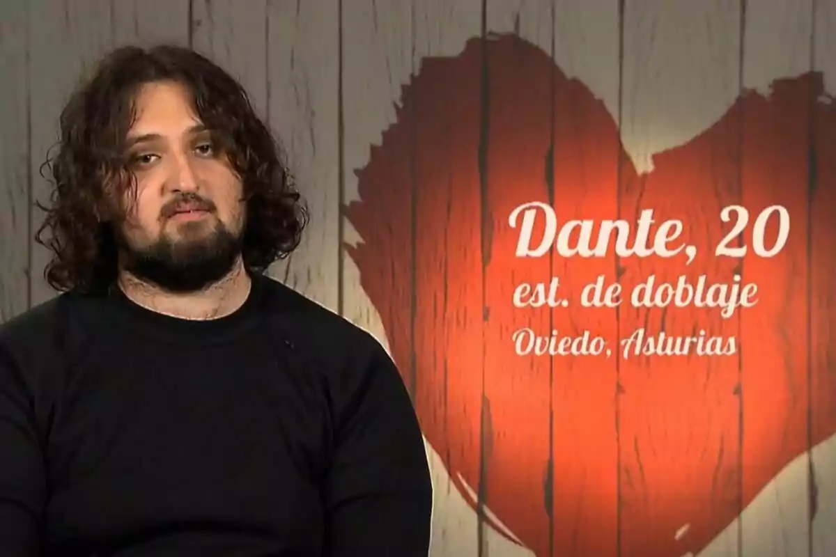 Captura de Dante a 'First Dates' Captura de Dante a 'First Dates'
