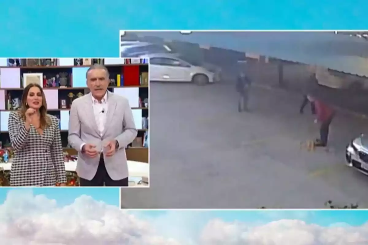 Captura de Eva Ruiz y Juan y Medio viendo un video en 'La tarde aquí y ahora' Captura de Eva Ruiz y Juan y Medio viendo un video en 'La tarde aquí y ahora'