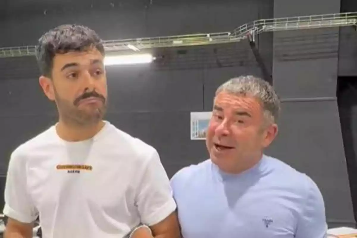 Captura de Jorge Javier Vázquez i Germán González a l'Instagram de Jorge Javier Captura de Jorge Javier Vázquez i Germán González a l'Instagram de Jorge Javier