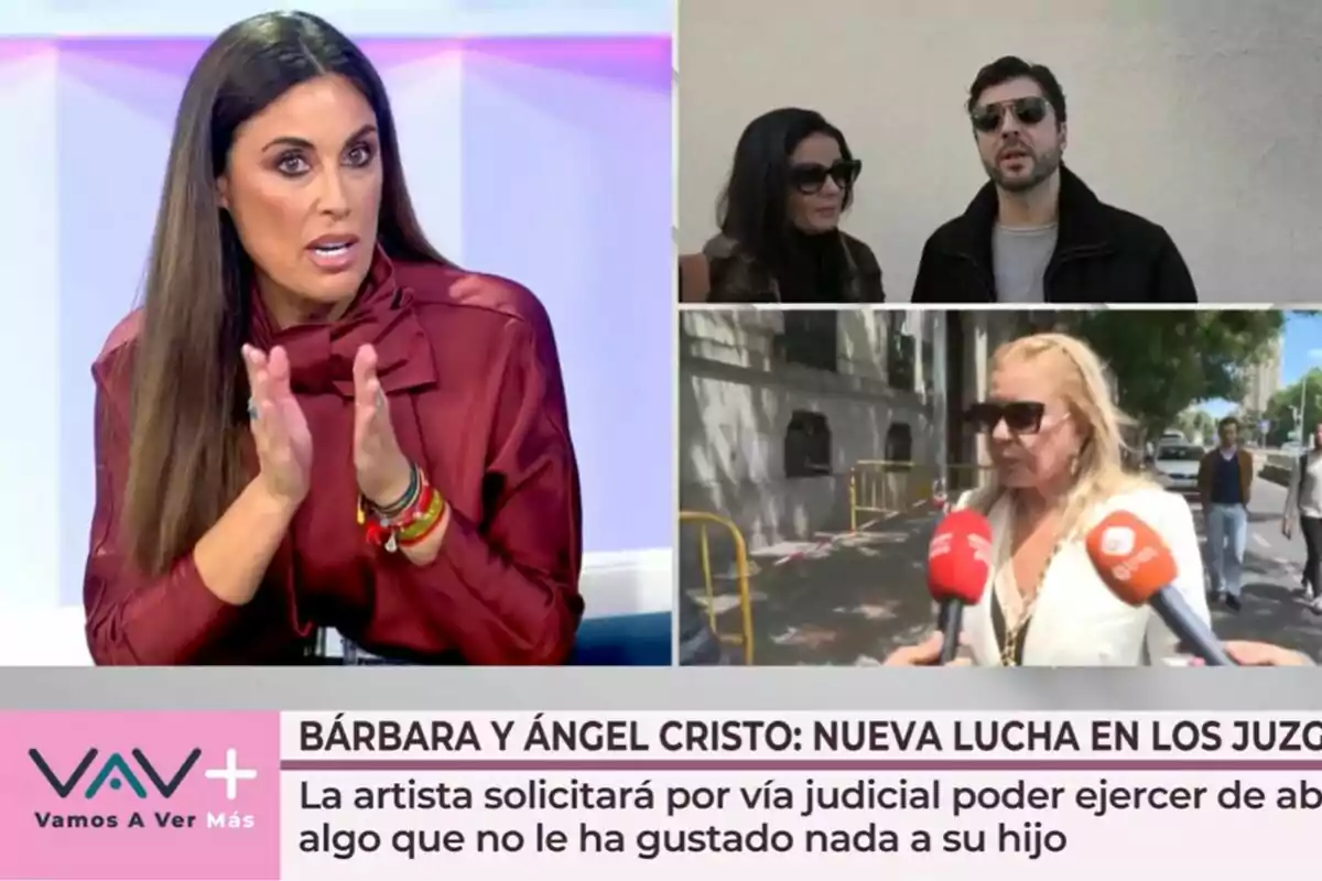 Captura de Isabel Rábago hablando de Ángel Cristo Jr en 'Vamos a ver' Captura de Isabel Rábago hablando de Ángel Cristo Jr en 'Vamos a ver'