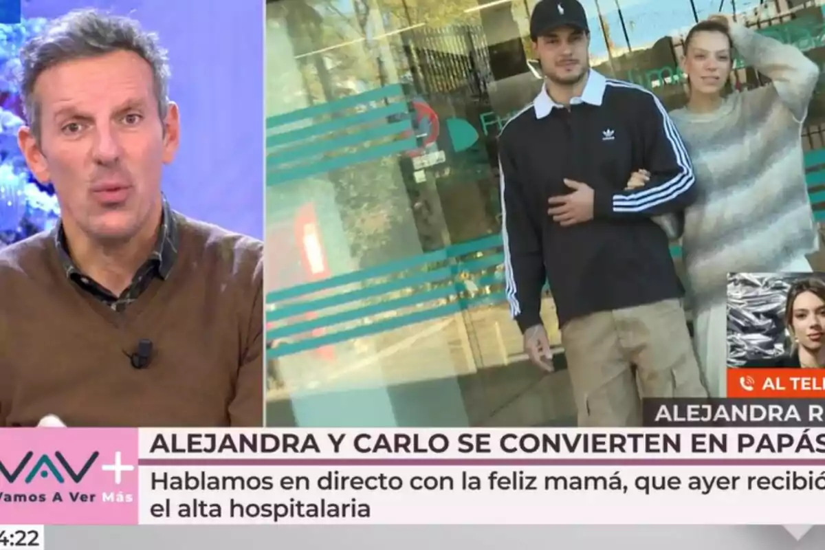 Captura de Joaquín Prat hablando con Alejandra Rubio en 'Vamos a ver' Captura de Joaquín Prat hablando con Alejandra Rubio en 'Vamos a ver'