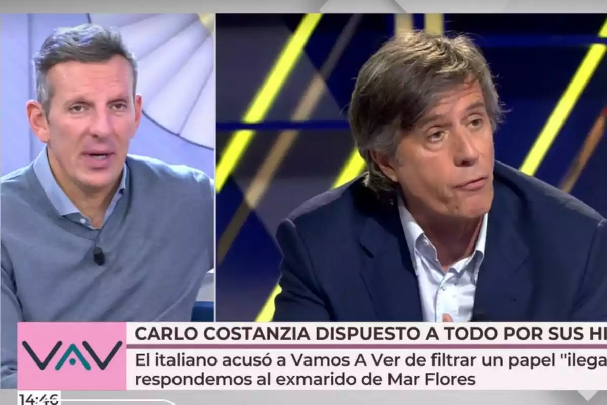 Captura de Joaquín Prat hablando de Carlo Constanzia en 'Vamos a ver' Captura de Joaquín Prat hablando de Carlo Constanzia en 'Vamos a ver'