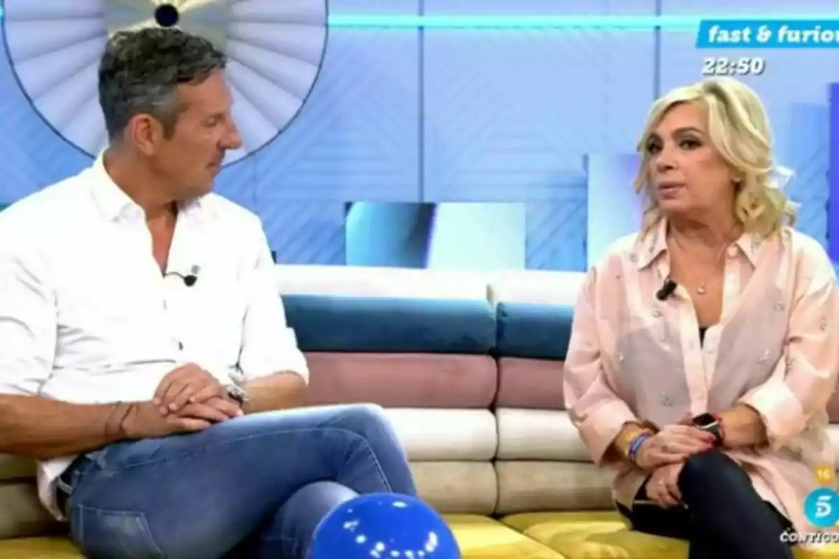 Captura de Joaquín Prat y Carmen Borrego en 'Vamos a ver' Captura de Joaquín Prat y Carmen Borrego en 'Vamos a ver'