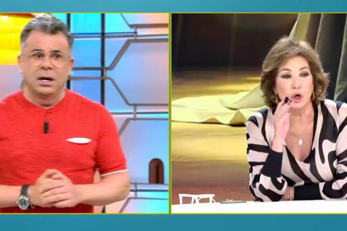 Captura de Jorge Javier Vázquez en 'El Diario de Jorge' y Ana Rosa Quintana es 'TardeAR' Captura de Jorge Javier Vázquez en 'El Diario de Jorge' y Ana Rosa Quintana es 'TardeAR'