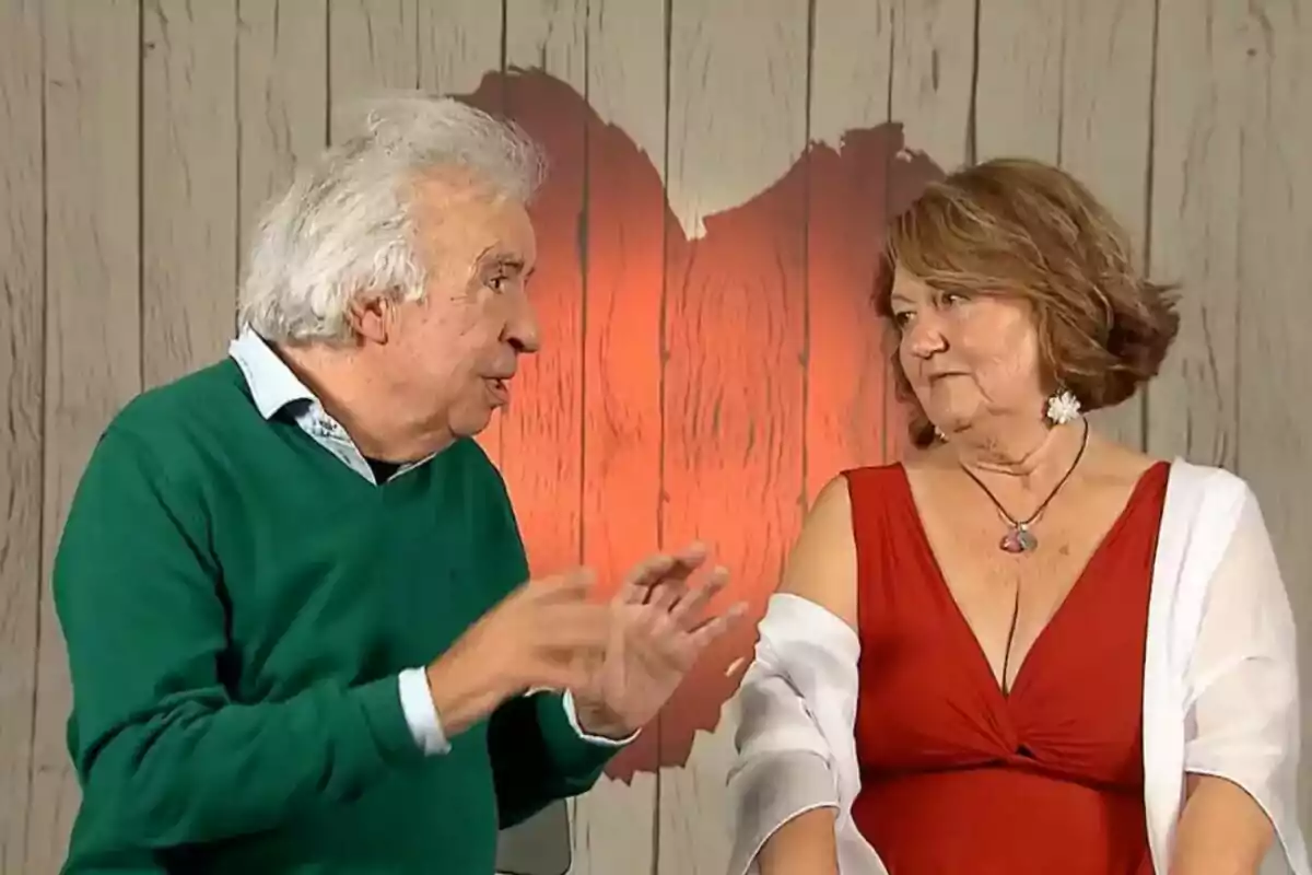 Captura de José Luis i Isabel a 'First Dates' Captura de José Luis i Isabel a 'First Dates'