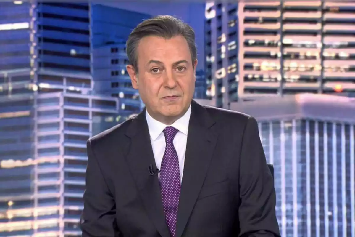 Captura de José Ribagorda en 'Informativos Telecinco' Captura de José Ribagorda en 'Informativos Telecinco'