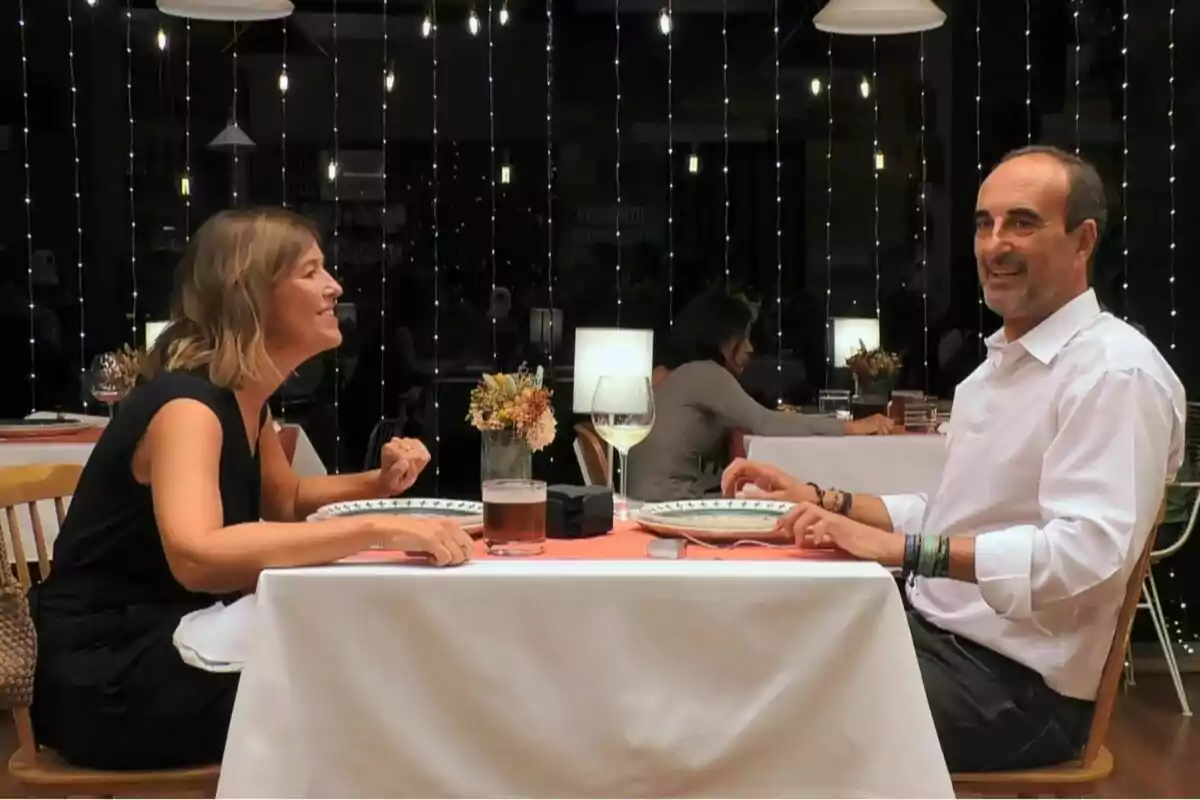 Captura de Jose i Mónica a 'First Dates' Captura de Jose i Mónica a 'First Dates'