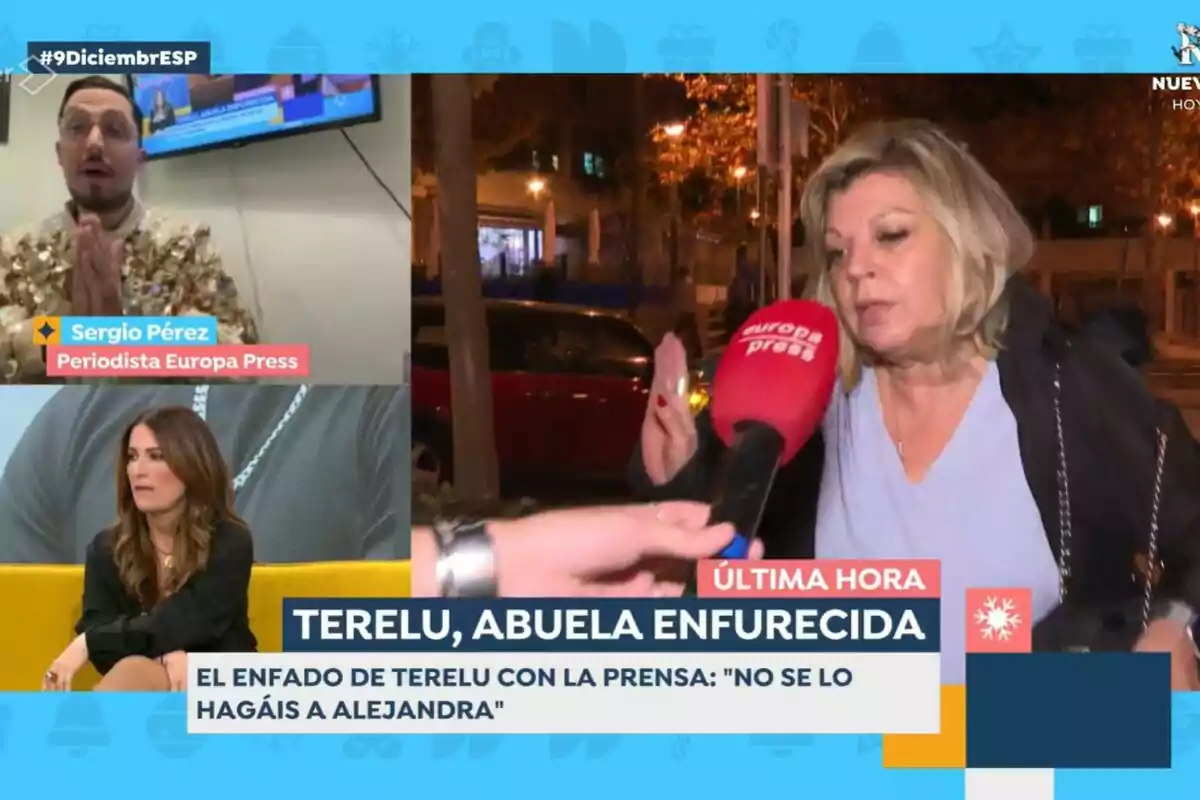 Captura de Laura Fa hablando de Terelu Campos en 'Espejo Público' Captura de Laura Fa hablando de Terelu Campos en 'Espejo Público'