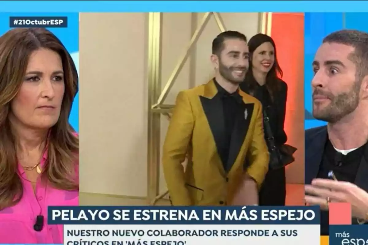 Captura de Laura Fa y Pelayo Díaz en 'Espejo Público' Captura de Laura Fa y Pelayo Díaz en 'Espejo Público'