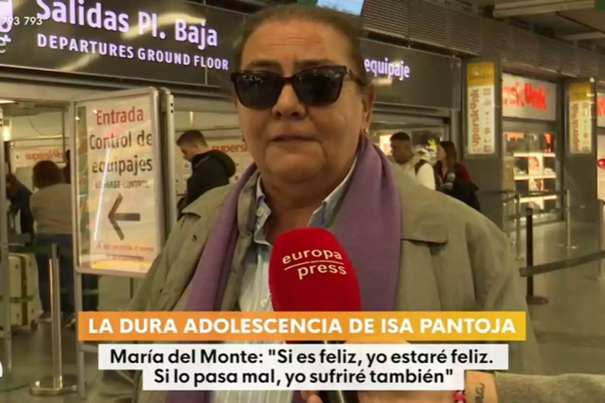 Captura de María del Monte en 'Mañaneros' Captura de María del Monte en 'Mañaneros'