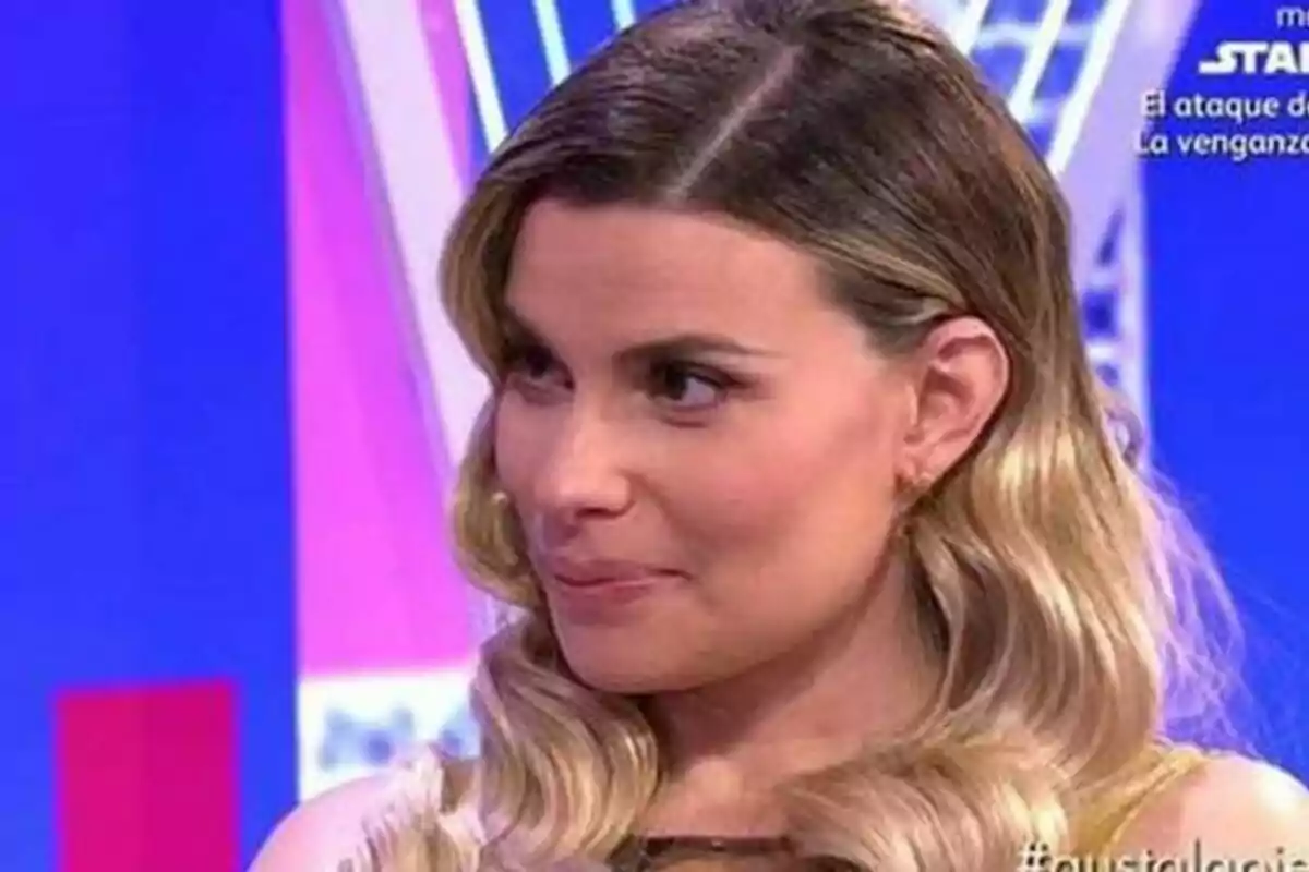 Captura de María Lapiedra en 'Sálvame Deluxe' Captura de María Lapiedra en 'Sálvame Deluxe'