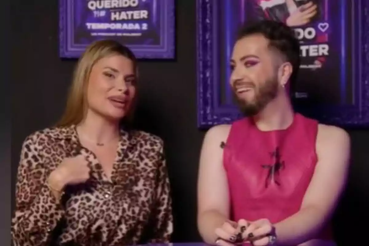 Captura de María Lapiedra y Malbert en 'Querido Hater' Captura de María Lapiedra y Malbert en 'Querido Hater'