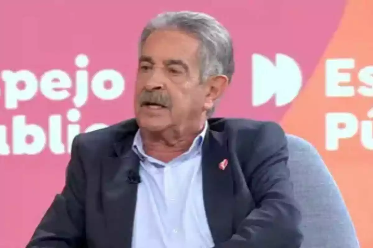 Captura de Miguel Ángel Revilla en 'Espejo Público' Captura de Miguel Ángel Revilla en 'Espejo Público'