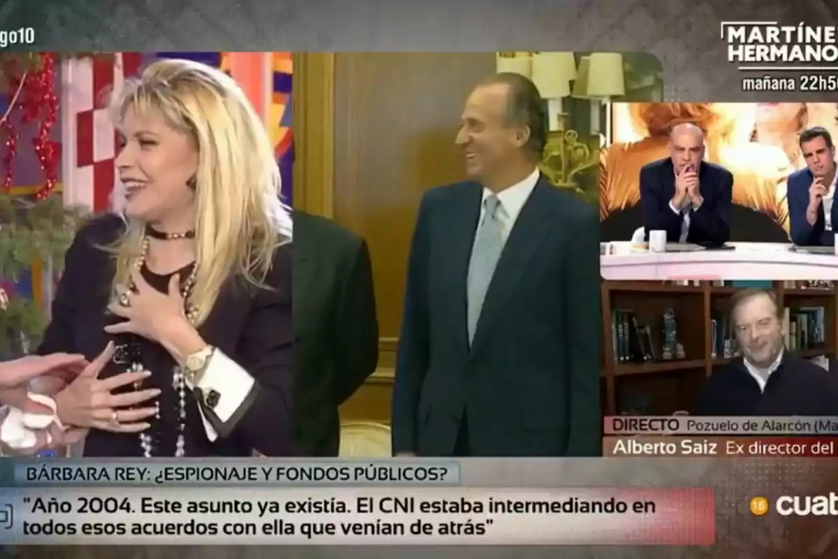 Captura de Nacho Abad hablando de Bárbara Rey y el Rey Emérito en 'Código 10' Captura de Nacho Abad hablando de Bárbara Rey y el Rey Emérito en 'Código 10'