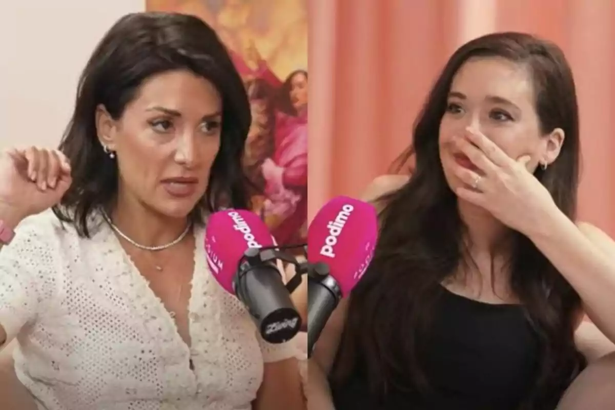 Captura de Nagore Robles y Victoria Martín en el podcast 'Malas personas' Captura de Nagore Robles y Victoria Martín en el podcast 'Malas personas'