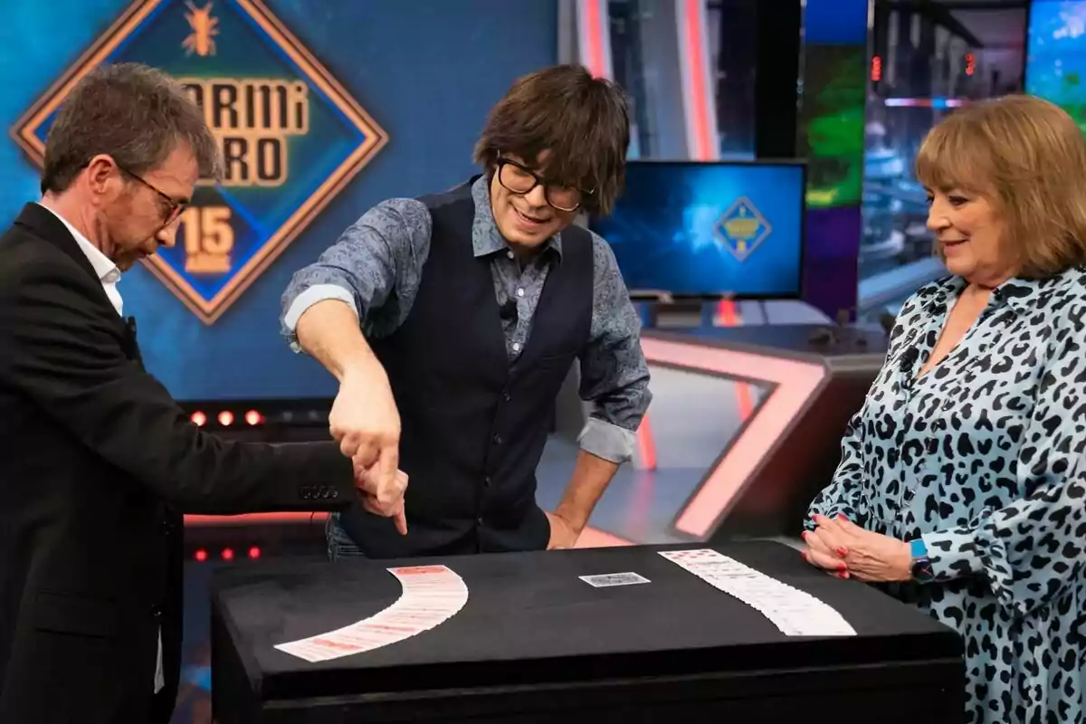 Captura de Pablo Motos, Luis Piedrahita y Carmen Maura en 'El Hormiguero' Captura de Pablo Motos, Luis Piedrahita y Carmen Maura en 'El Hormiguero'