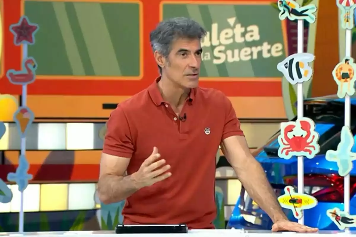 Captura de pantalla de 'La Ruleta de la Suerte' con Jorge Fernández Captura de pantalla de 'La Ruleta de la Suerte' con Jorge Fernández