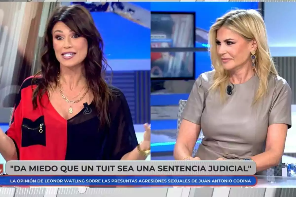 Captura de Sonia Ferrer i Patricia Cerezo a 'En boca de todos' Captura de Sonia Ferrer i Patricia Cerezo a 'En boca de todos'
