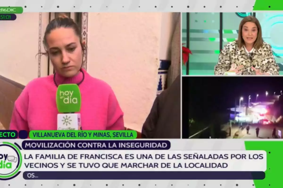 Captura de Toñi Moreno durante una conexión de 'Hoy en día' Captura de Toñi Moreno durante una conexión de 'Hoy en día'