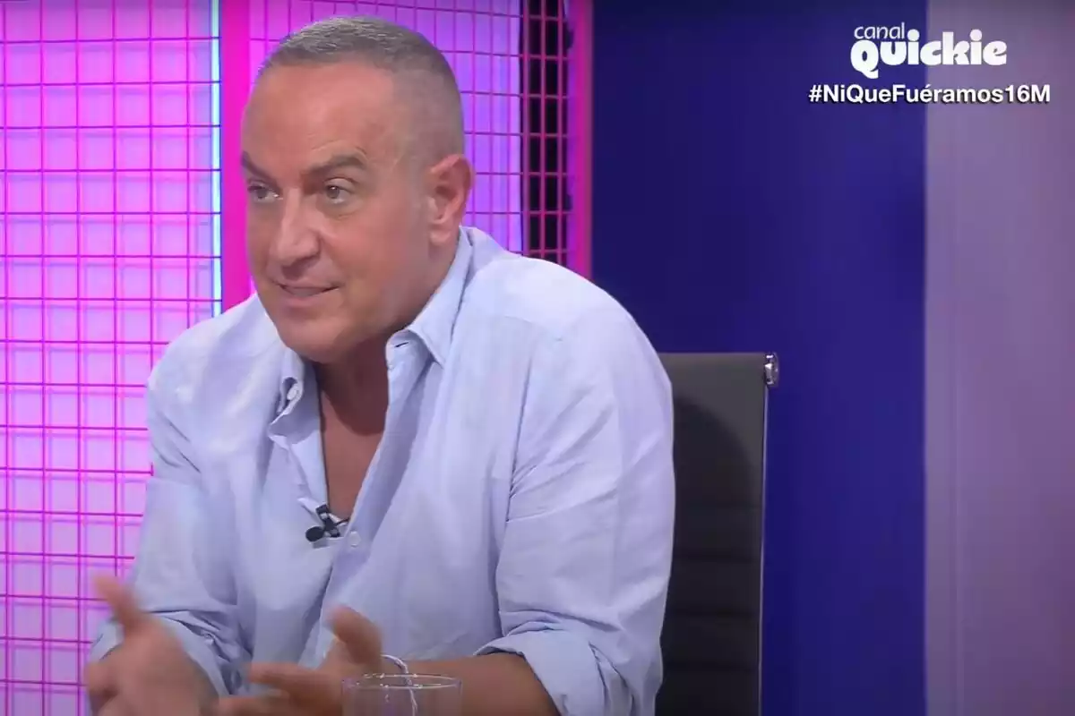 Captura de Víctor Sandoval en 'Ni que fuéramos' Captura de Víctor Sandoval en 'Ni que fuéramos'
