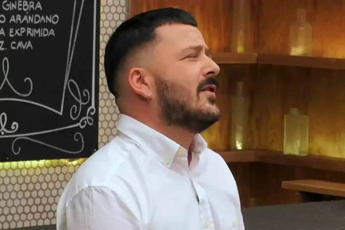 Captura de Vincenzo en 'First Dates' Captura de Vincenzo en 'First Dates'