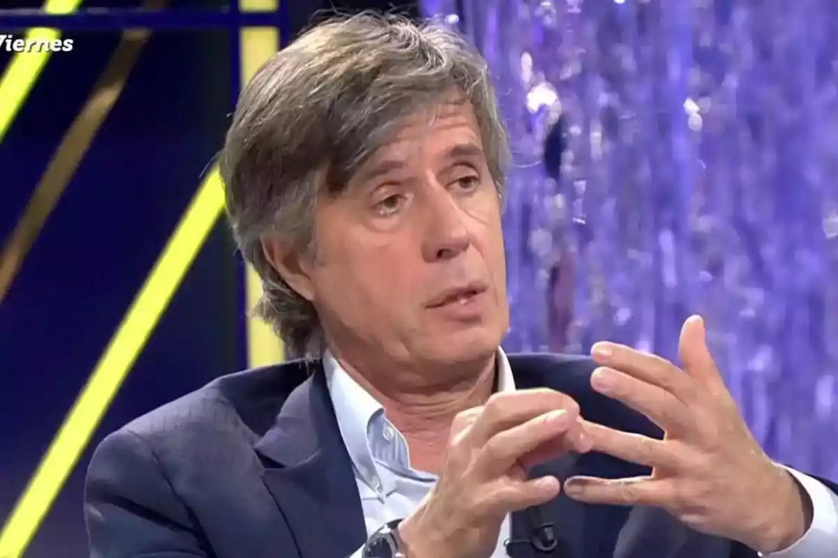 Captura de Carlo Constanzia en su entrevista en De Viernes Captura de Carlo Constanzia en su entrevista en De Viernes