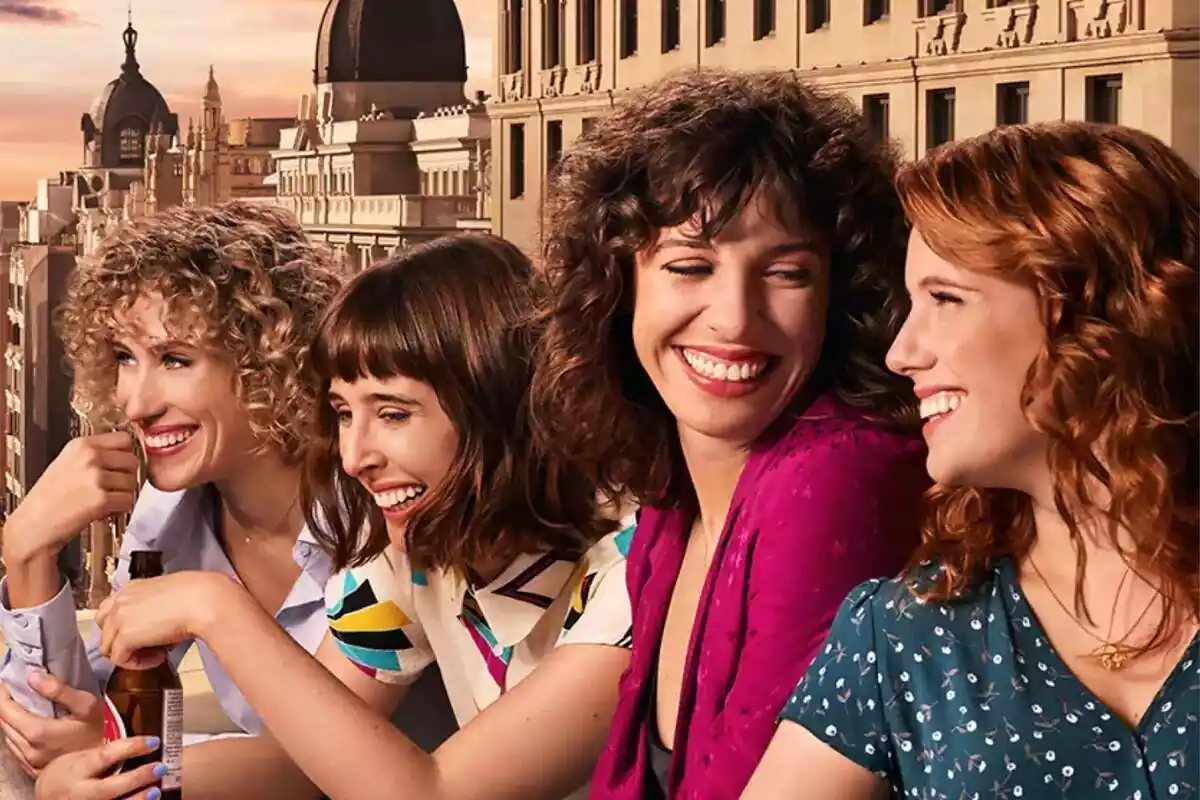 Cartel de Valeria con Diana Gómez, Paula Malia, Silma López y Teresa Riott Cartel de Valeria con Diana Gómez, Paula Malia, Silma López y Teresa Riott
