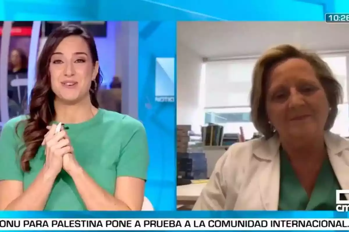 Captura de Laura Izquierdo junto a su madre Isabel en Castilla-La Mancha Media Captura de Laura Izquierdo junto a su madre Isabel en Castilla-La Mancha Media