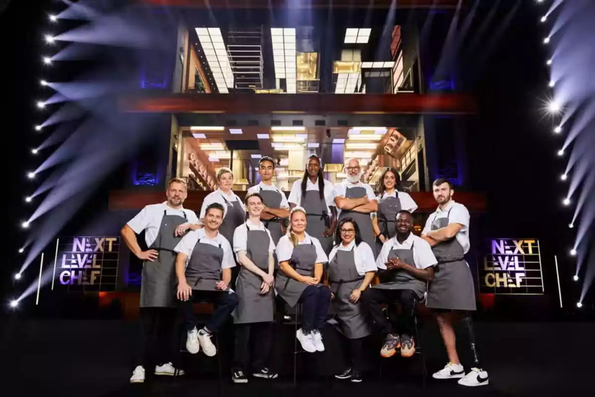 Captura de los concursantes de Next Level Chef de Estados Unidos Captura de los concursantes de Next Level Chef de Estados Unidos
