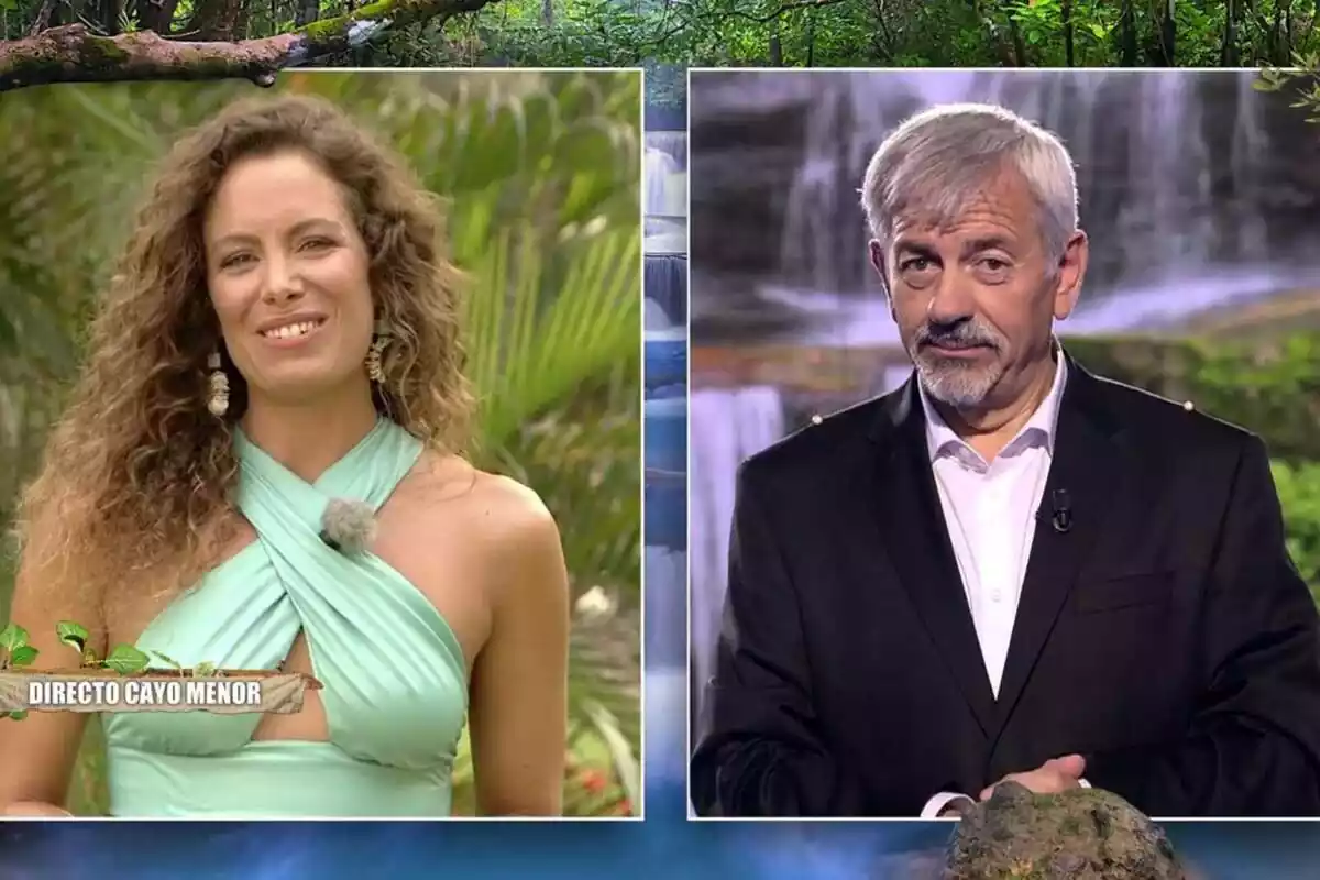 Imagen de la conexión en directo del programa ‘Tierra de Nadie’ de ‘Supervivientes 2023’ entre Laura Madrueño y Carlos Sobera Imagen de la conexión en directo del programa ‘Tierra de Nadie’ de ‘Supervivientes 2023’ entre Laura Madrueño y Carlos Sobera
