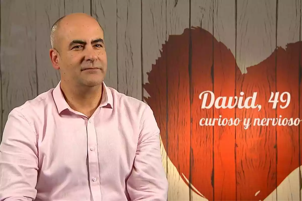 Captura de David en su cita en First Dates Captura de David en su cita en First Dates