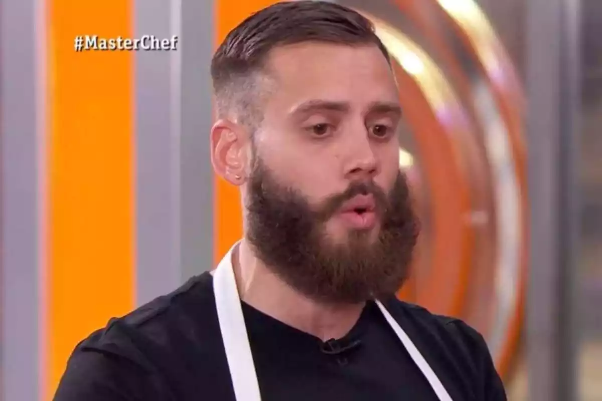 Captura de David, el aspirante terraplanista de MasterChef Captura de David, el aspirante terraplanista de MasterChef