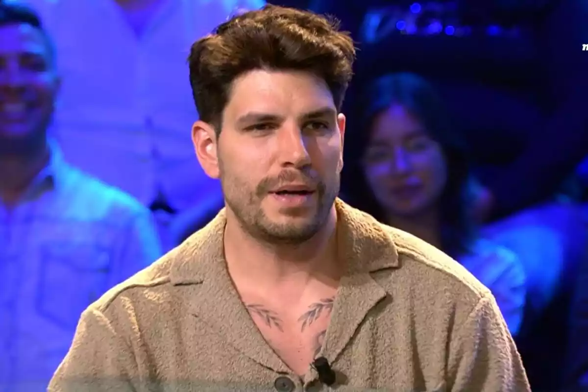 Captura de Diego Matamoros en el plató de Supervivientes Captura de Diego Matamoros en el plató de Supervivientes