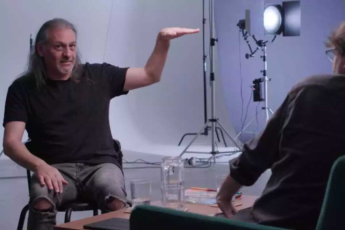 Fotografía de Jordi Évole y Dioni de Camela en 'Lo de Évole' Fotografía de Jordi Évole y Dioni de Camela en 'Lo de Évole'