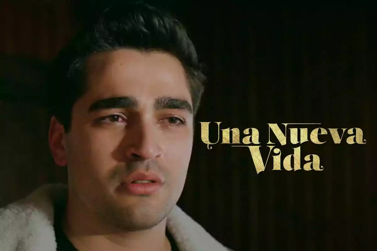 Ferit amb expressió emocional al costat del text "Una Nova Vida".