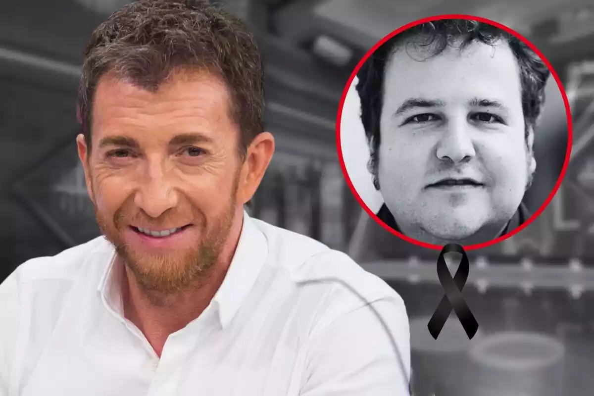 Fotomontaje de Pablo Motos con una imagen de Álvaro López Sánchez Fotomontaje de Pablo Motos con una imagen de Álvaro López Sánchez